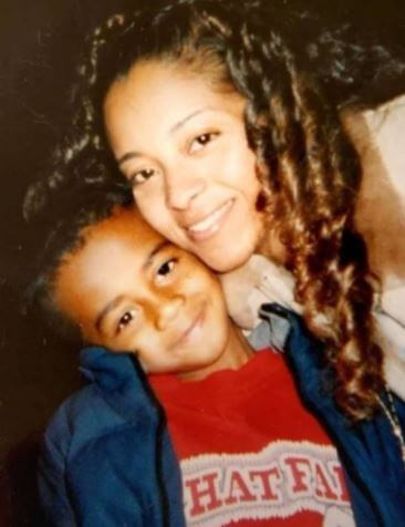 Dakari Tresvant with his mother Amber Serrano.